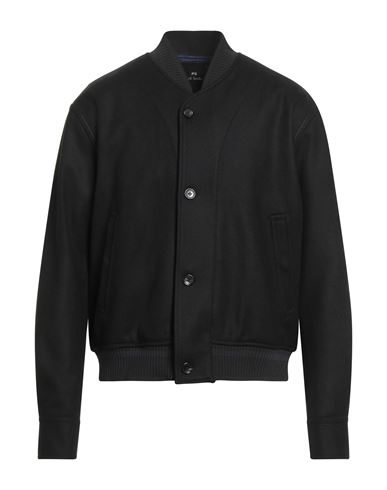Ps By Paul Smith Ps Paul Smith Man Jacket Black Size L Wool, Polyamide, Cashmere