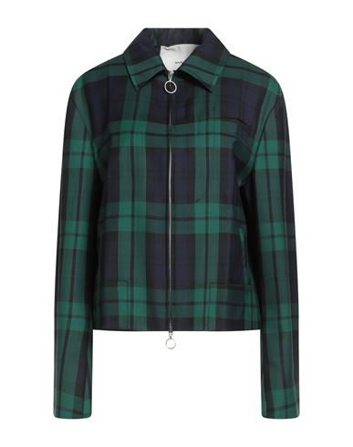 SETCHU SETCHU WOMAN JACKET DARK GREEN SIZE 3 VIRGIN WOOL 