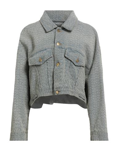 Darkpark Woman Denim Outerwear Blue Size M Cotton