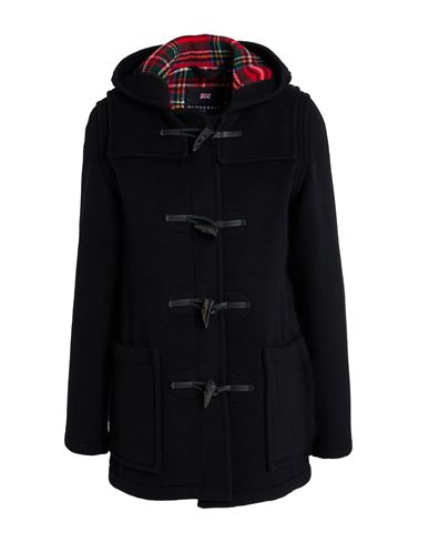 Gloverall Woman Coat Black Size 4 Wool, Polyamide