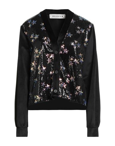 Shirtaporter Woman Jacket Black Size 8 Polyester