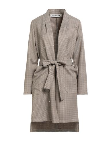 Shirtaporter Woman Overcoat & Trench Coat Camel Size 10 Polyester, Viscose, Elastane