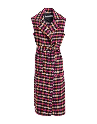 Shirtaporter Woman Coat Fuchsia Size 10 Wool, Polyamide, Polyester