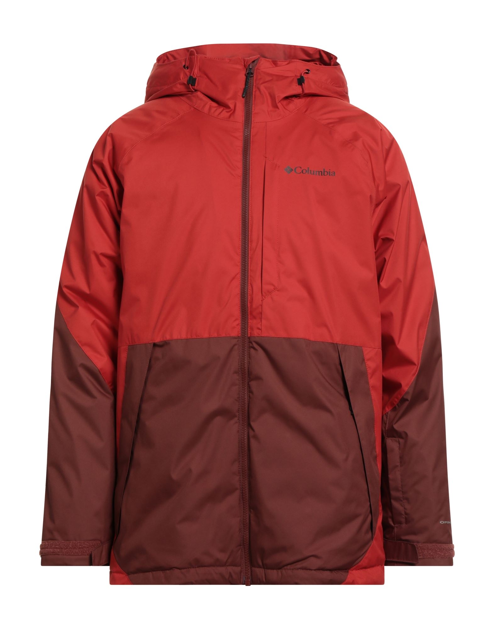 Columbia☆フード付きジャケット☆ネイビー×赤×白☆左袖が素敵☆ Vintage Columbia Sport Pullover Navy / Red Jacket (Size L
