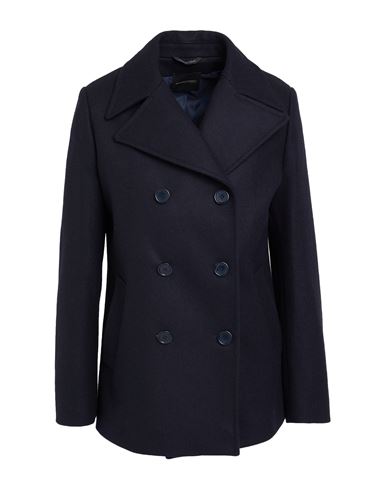Marciano By Guess Woman Coat Midnight Blue Size 8 Wool