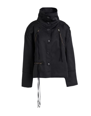 Vivienne Westwood Anglomania Woman Jacket Black Size 4 Linen, Polyester
