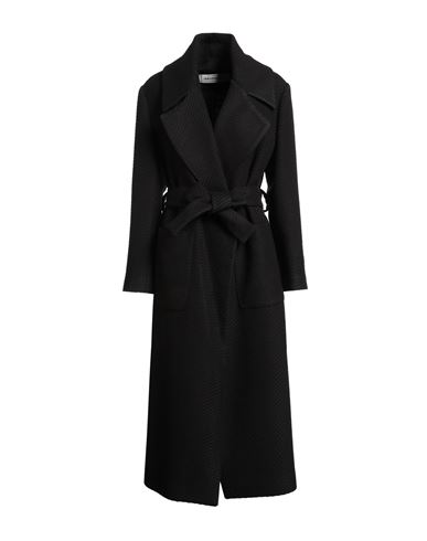 Shirtaporter Woman Coat Black Size 12 Wool