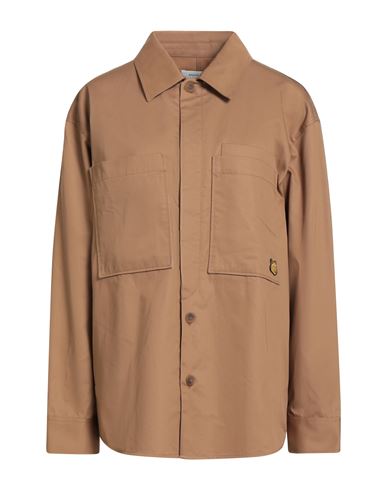 MAISON KITSUNÉ MAISON KITSUNÉ WOMAN JACKET CAMEL SIZE M COTTON 