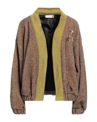 Haveone Woman Jacket Camel Size Onesize Polyester, Polyamide