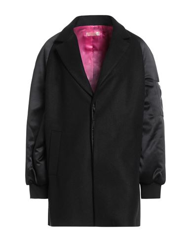 Shopart Woman Coat Black Size S Acrylic, Polyester, Wool