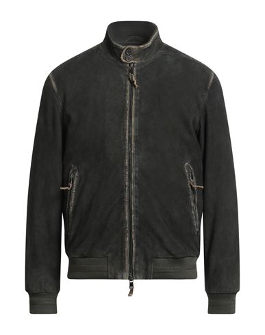 Bully Man Jacket Dark Green Size 40 Leather