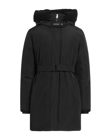 Woolrich Woman Puffer Black Size L Cotton, Polyamide, Wool, Polyester