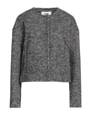 Grifoni Woman Coat Black Size 6 Wool, Polyester, Acrylic, Alpaca Wool, Polyamide