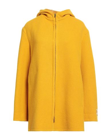 Massimo Alba Woman Coat Marigold Size L Virgin Wool
