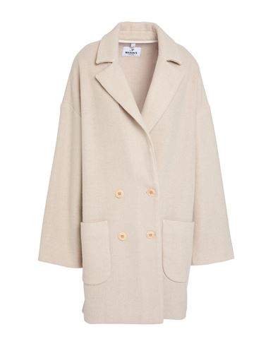 Mason's Woman Coat Light Grey Size 6 Virgin Wool, Polyamide