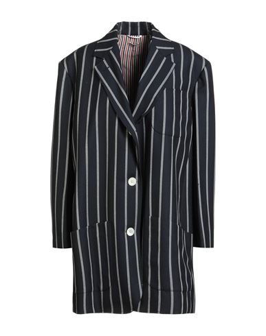 Thom Browne Woman Blazer Navy Size 2 Wool