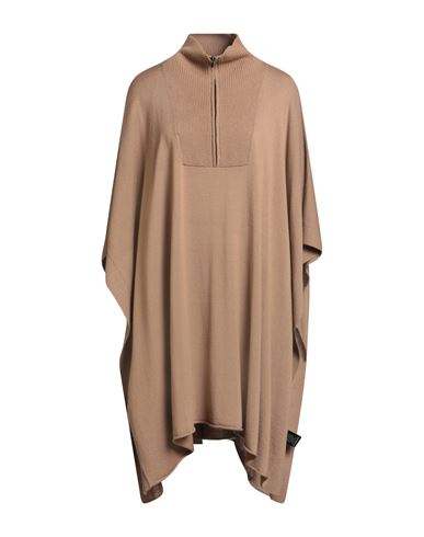 Alpha Studio Woman Cape Camel Size Onesize Wool