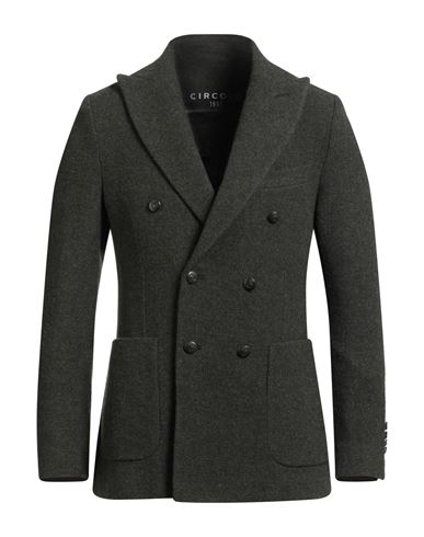 Circolo 1901 Man Blazer Dark Green Size 36 Virgin Wool, Cashmere In Green