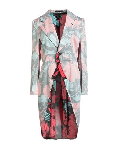 Comme Des Garçons Woman Overcoat & Trench Coat Sky Blue Size M Polyester In Blue