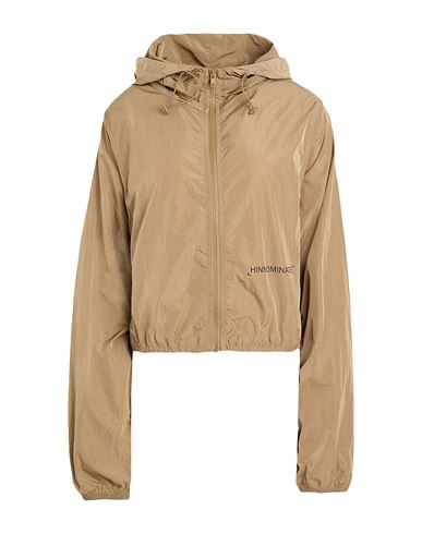 Hinnominate Woman Jacket Military Green Size M Polyamide In Brown
