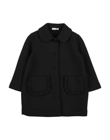 Meilisa Bai Toddler Girl Coat Black Size 7 Polyester, Viscose, Elastane In Black