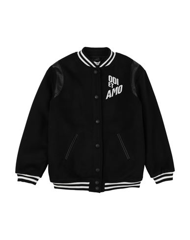 Odi Et Amo Junior Toddler Girl Jacket Black Size 6 Polyester In Black