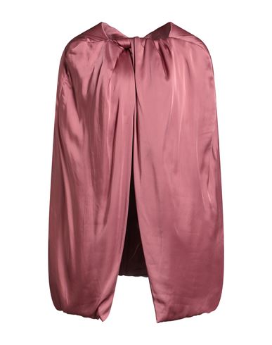 Rick Owens Woman Cape Antique Rose Size 4 Acetate, Viscose