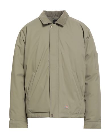 Dickies Man Jacket Sage Green Size Xl Polyester, Cotton, Elastane In Green