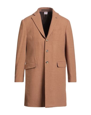 Luigi Borrelli Napoli Man Coat Brown Size 42 Virgin Wool In Brown