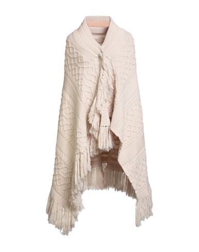 Ballantyne Woman Cape Beige Size M Wool