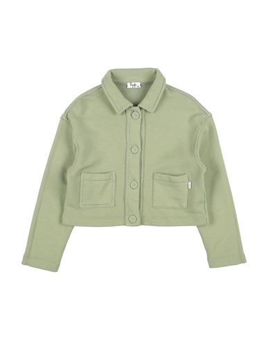 Il Gufo Toddler Girl Jacket Sage Green Size 6 Cotton In Green