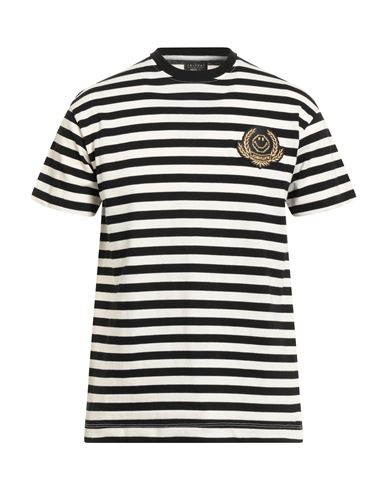 Joshua Sanders Joshua*s X Smiley World Man T-shirt Black Size M Cotton In White