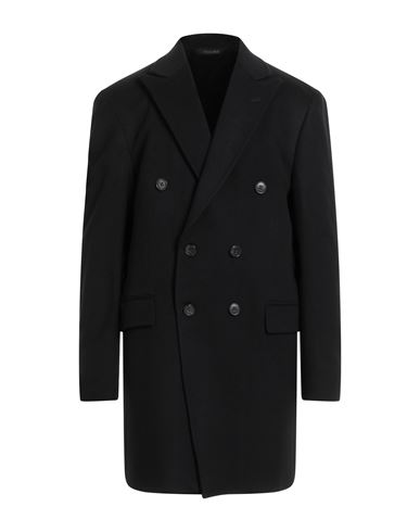 Brian Dales Man Coat Black Size 44 Wool, Polyamide In Black