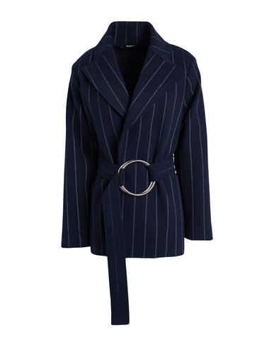 Siste's Woman Blazer Midnight Blue Size M Polyester In Blue