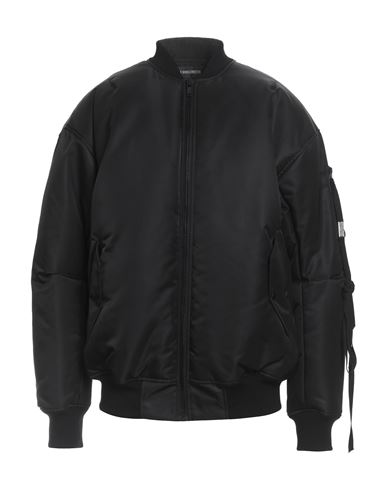 Ann Demeulemeester Man Jacket Black Size 42 Polyamide In Black