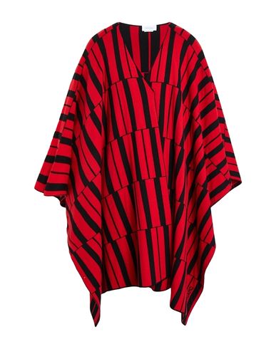 Ferragamo Man Cape Red Size Onesize Wool, Cashmere In Red
