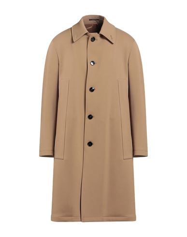 Gabriele Pasini Man Overcoat & Trench Coat Camel Size 40 Virgin Wool, Elastane In Brown