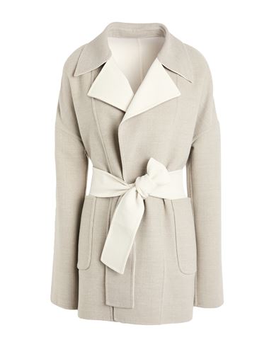 Eleventy Platinum Woman Coat Grey Size 6 Wool In Gray