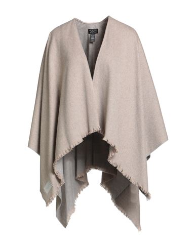 Rag & Bone Woman Cape Taupe Size Onesize Recycled Cashmere, Cashmere