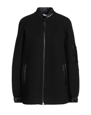 Max Mara Leisure Woman Jacket Black Size M Wool, Polyester In Black