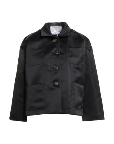 Société Anonyme Woman Jacket Black Size 10 Polyester In Black