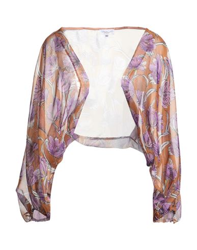 Giada Curti Resort Woman Jacket Camel Size 8 Polyester In Sand