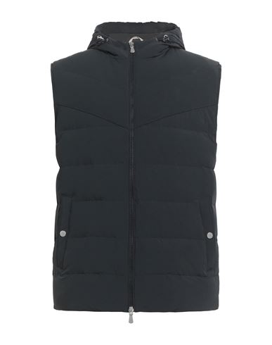 Eleventy Platinum Man Vest Black Size 44 Polyamide, Elastane