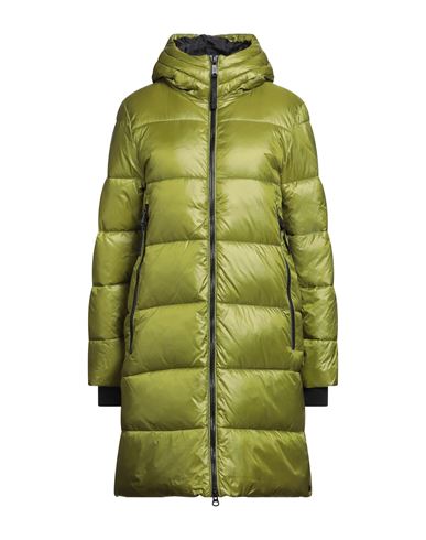 Conte Of Florence Woman Puffer Lime Green Size Xl Polyamide In Green