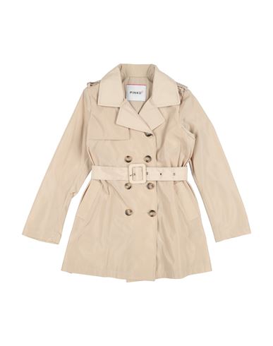 Pinko Up Toddler Girl Overcoat & Trench Coat Beige Size 6 Polyester, Cotton In Brown