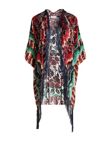 Pierre-louis Mascia Woman Overcoat & Trench Coat Tomato Red Size Onesize Viscose, Silk