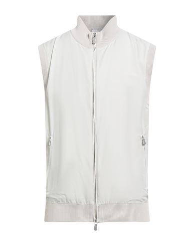 Eleventy Platinum Man Vest Beige Size S Wool, Polyamide, Cotton In Sand