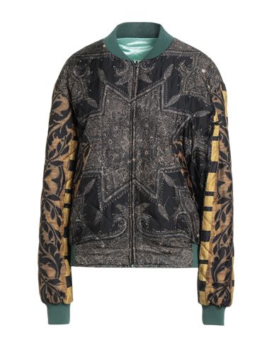Pierre-louis Mascia Woman Jacket Black Size M Polyester, Silk, Cotton