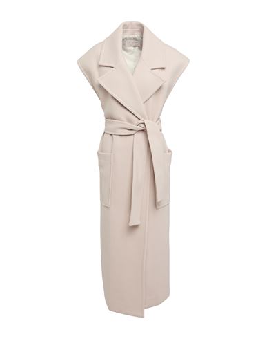 Kaos Jeans Woman Coat Taupe Size 2 Polyester In Gray