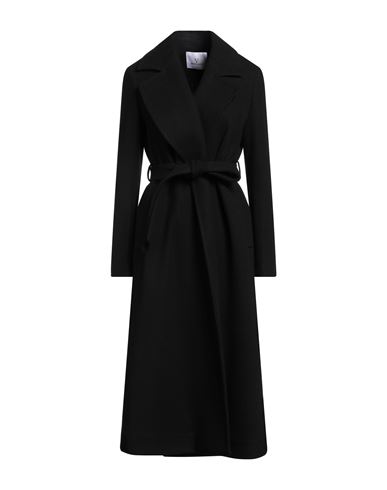 White Wise Woman Coat Black Size 4 Polyester